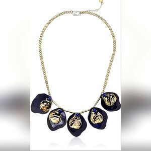 French Connection Petal Drop Collar Necklace 20" NWT